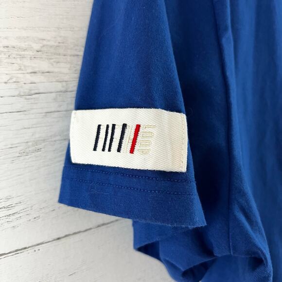 Fifth Loop Bitter-Sweet Graphic Fitted T Shirt in Hypr Blue Size L - Picture 8 of 9